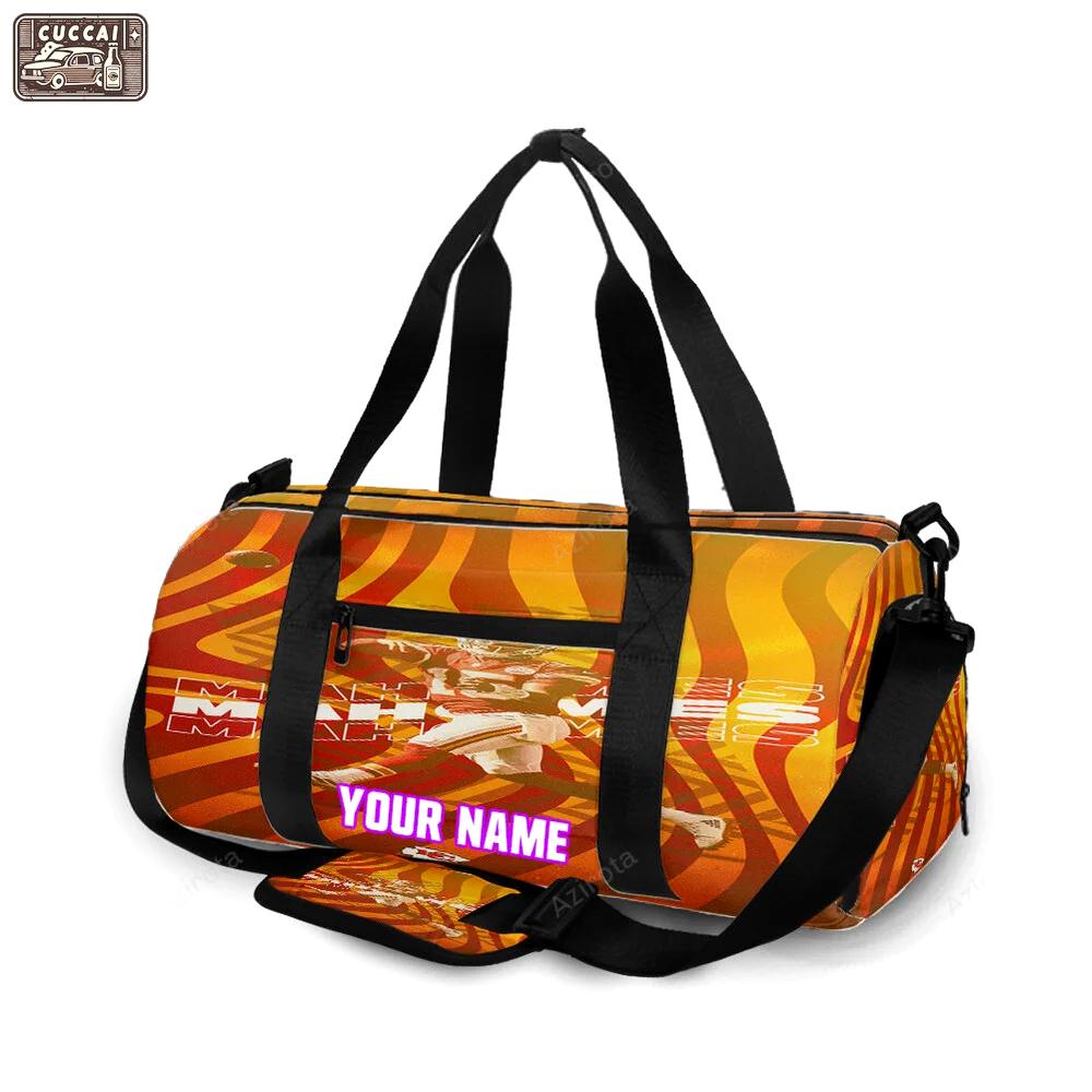 Kansas city chiefs patrick mahomes 15 v3 personalized name travel bag gym bag 1996 Travel Bag