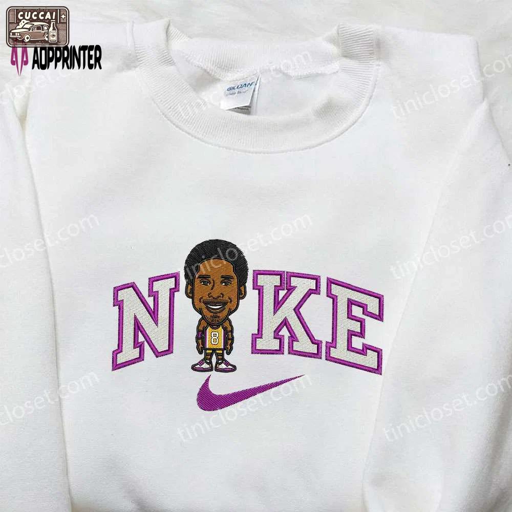 Kobe bryant caricature embroidered shirt – lakers nba x nike limited edition Embroidered Shirt