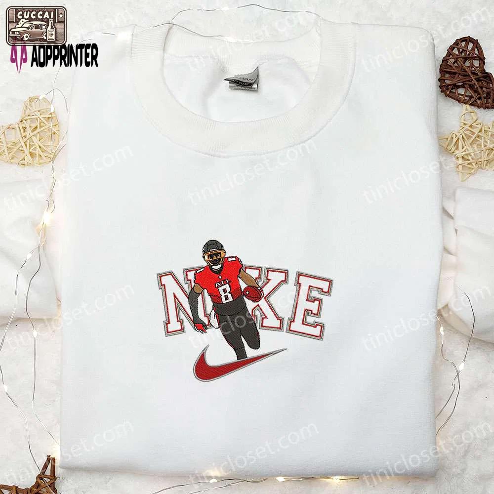 Kyle pitts x nike embroidered shirt & hoodie: nfl sports & celebrity apparel Embroidered Shirt