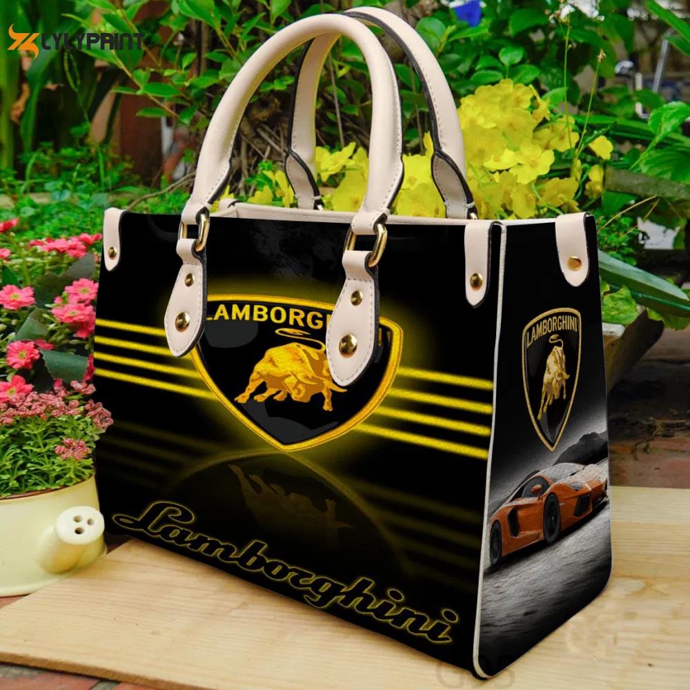 Lamborghini leather bag for women gift 2044 Women Leather Hand Bag