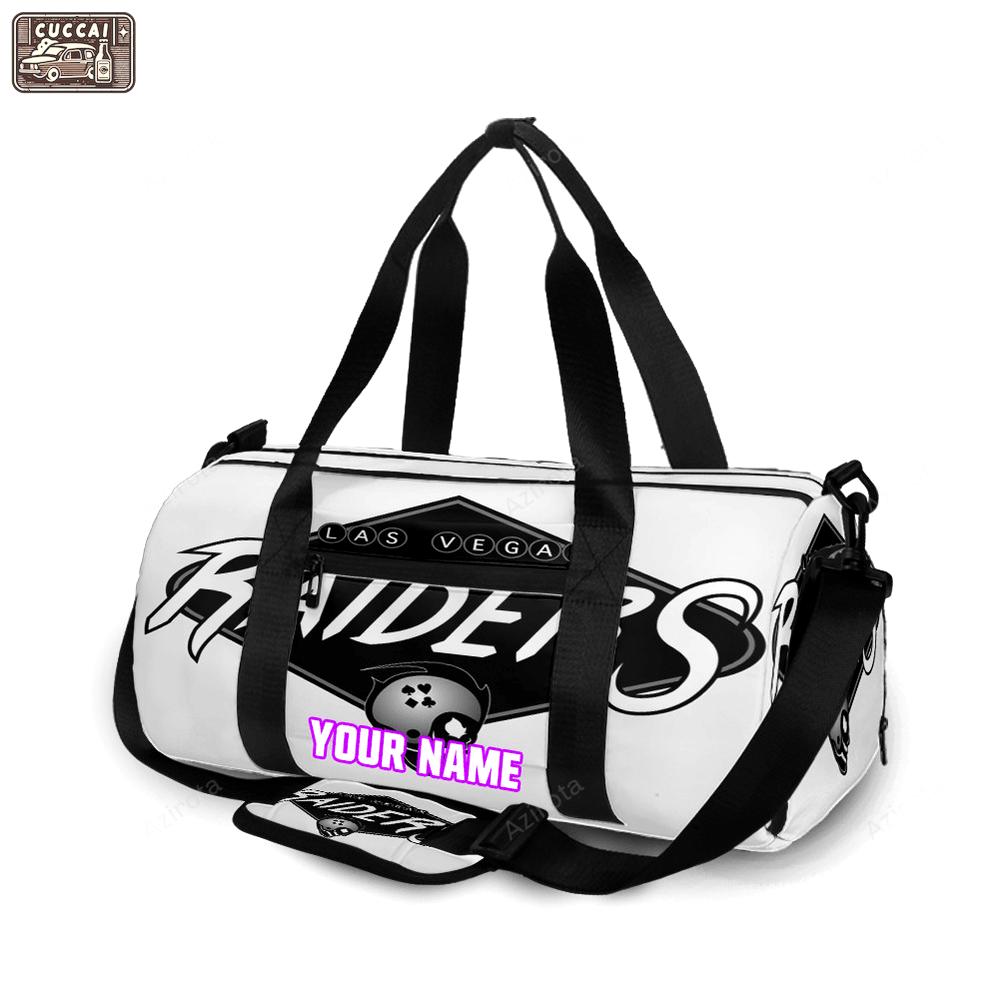 Las vegas raiders logo art1 personalized name travel bag gym bag 1937 Travel Bag