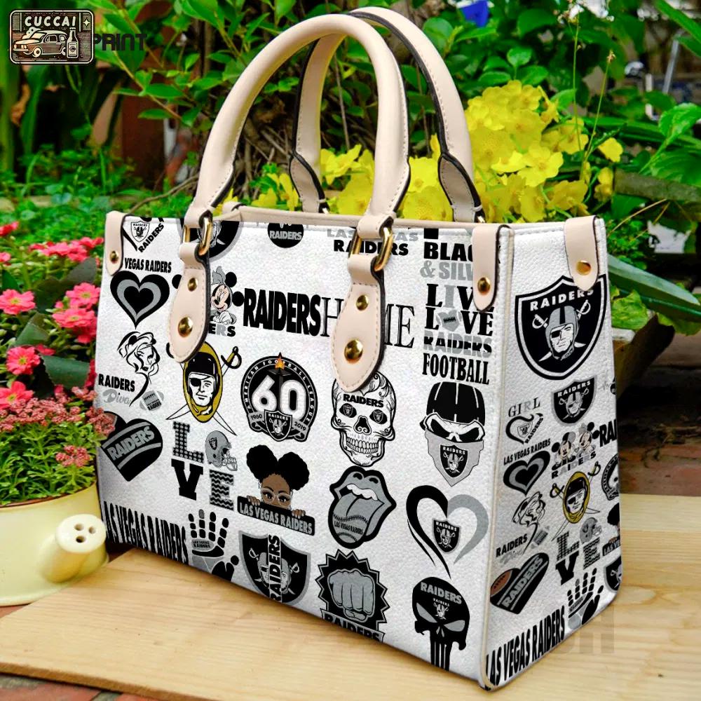 Las vegas raiders lover leather bag for women gift 1645 Women Leather Hand Bag