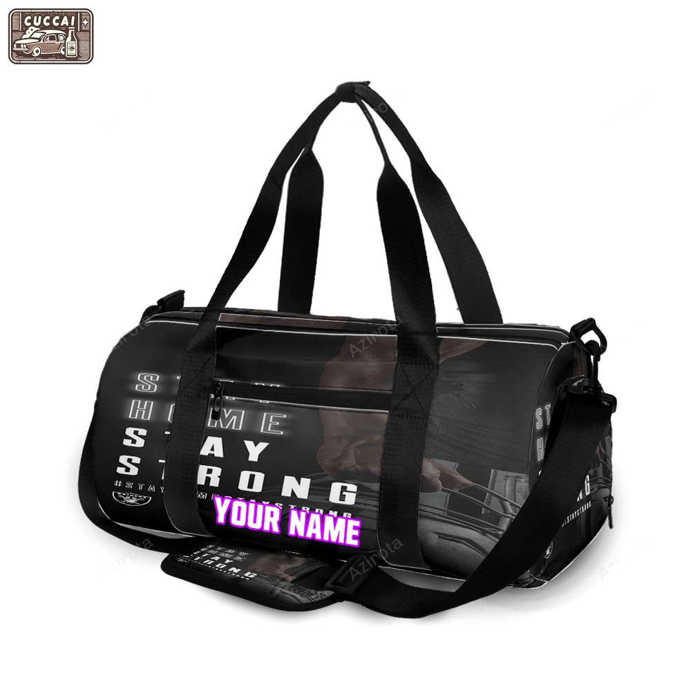 Las vegas raiders stay strong personalized name travel bag gym bag 803 Travel Bag