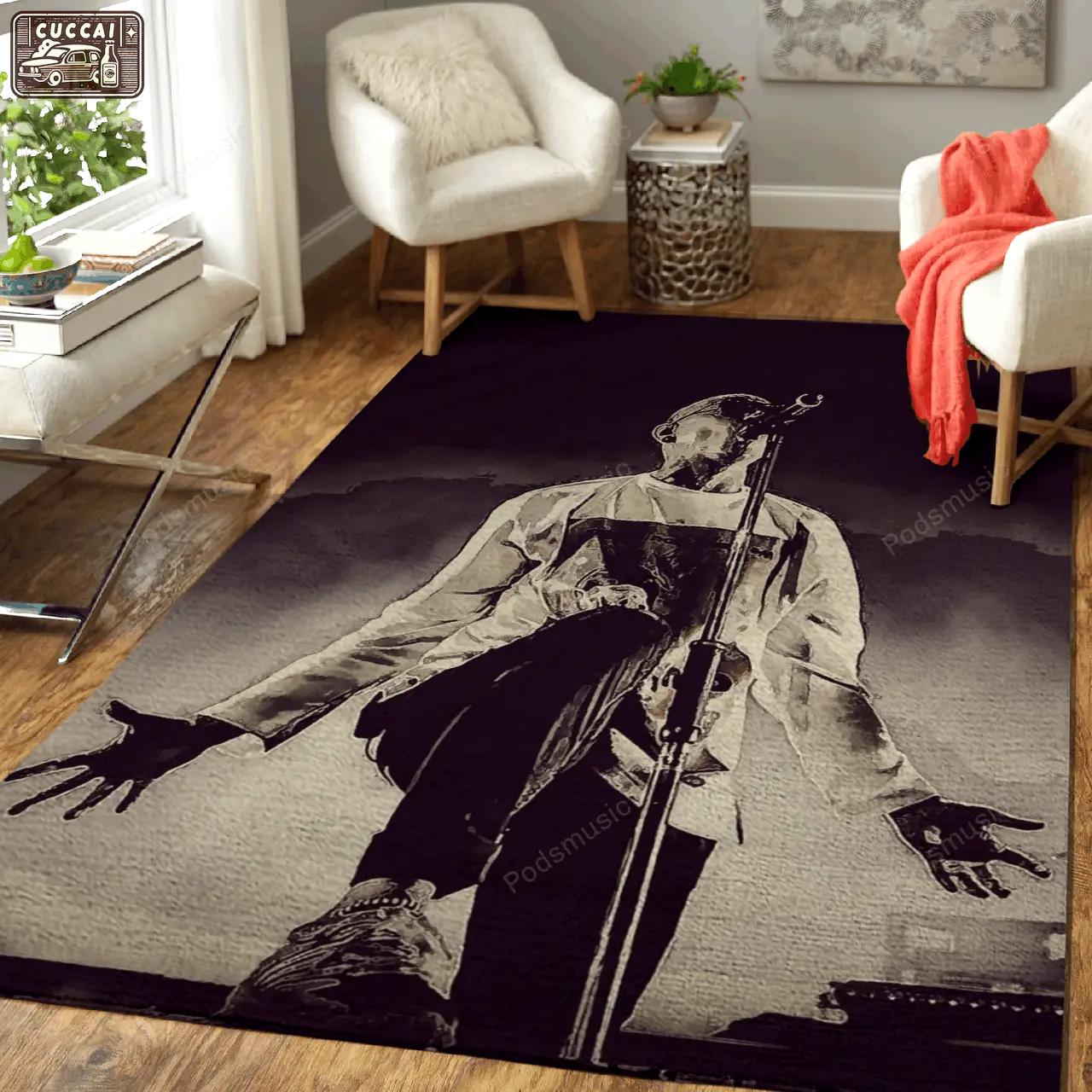 Linkinpark 57 music art for fans area rug living room carpet rug regtangle carpet floor decor home decor Rectangle Rug