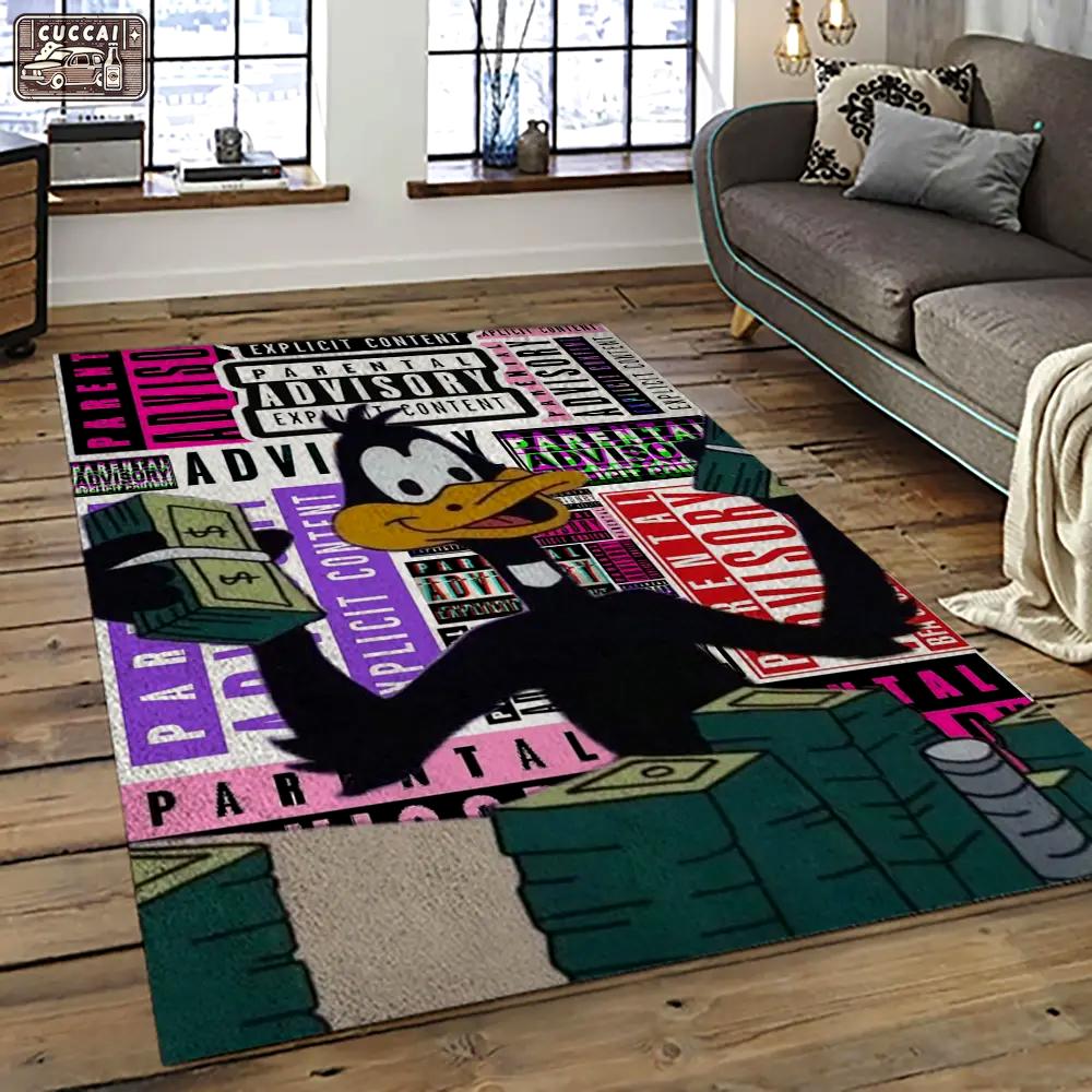 Looney tunes characters cartoon movie carpet rectangle area rug for living room bedroom decor lt40 Rectangle Rug