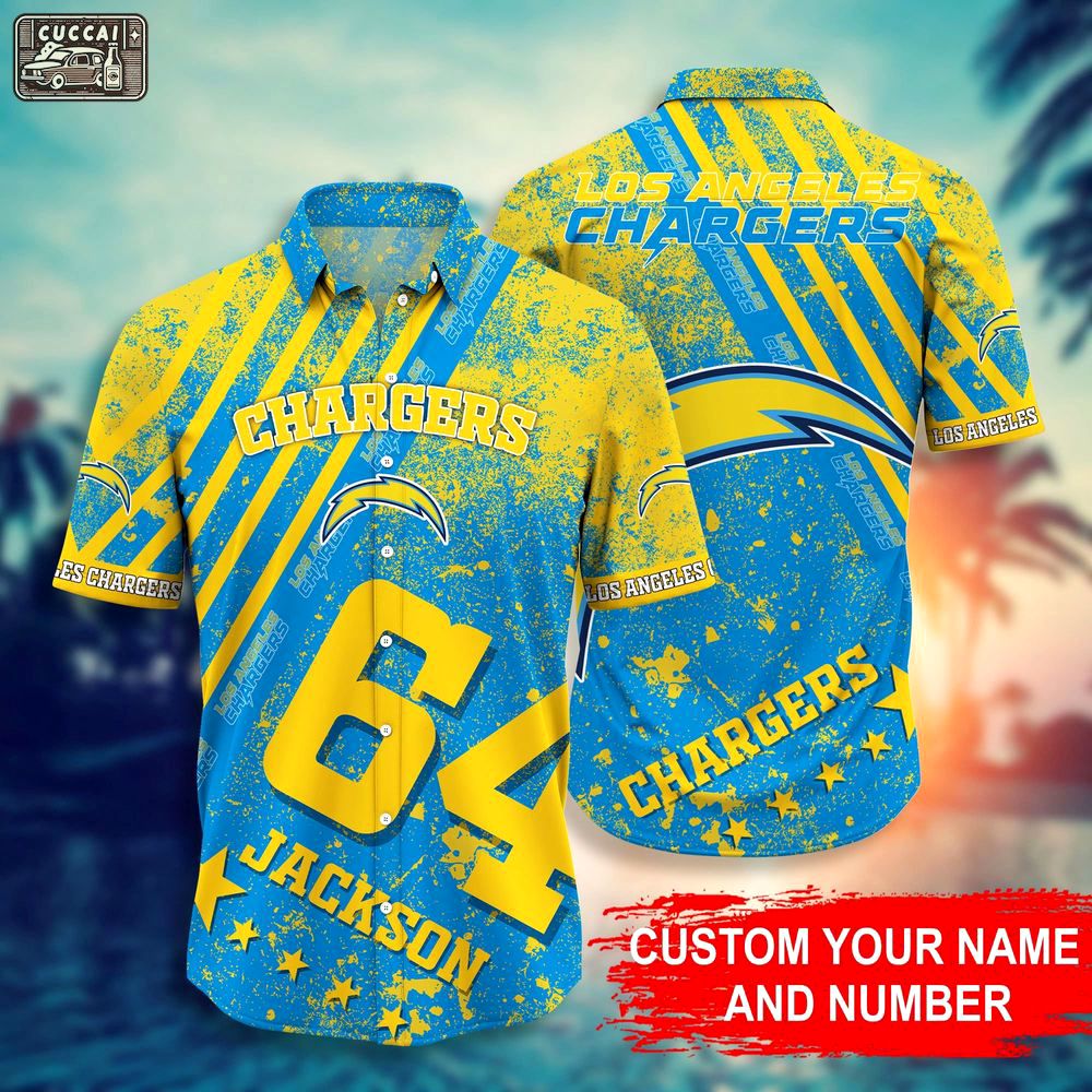 Los angeles chargers nfl-personalized hawaii shirt style hot trending Hawaii Shirt