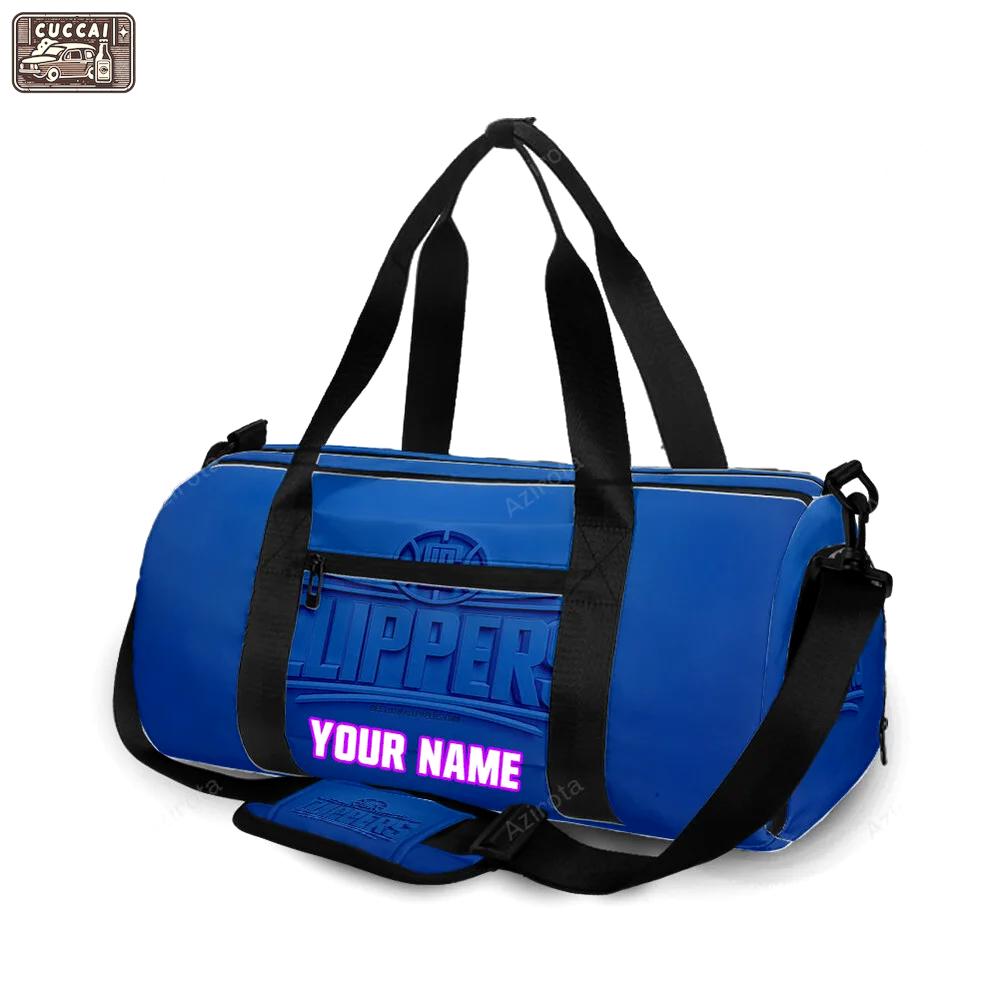 Los angeles clippers creative logo personalized name travel bag gym bag 27 Travel Bag
