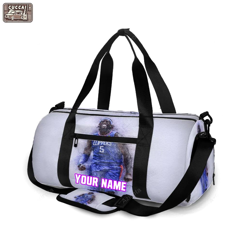 Los angeles clippers montrezl harrell 51 personalized name travel bag gym bag 906 Travel Bag