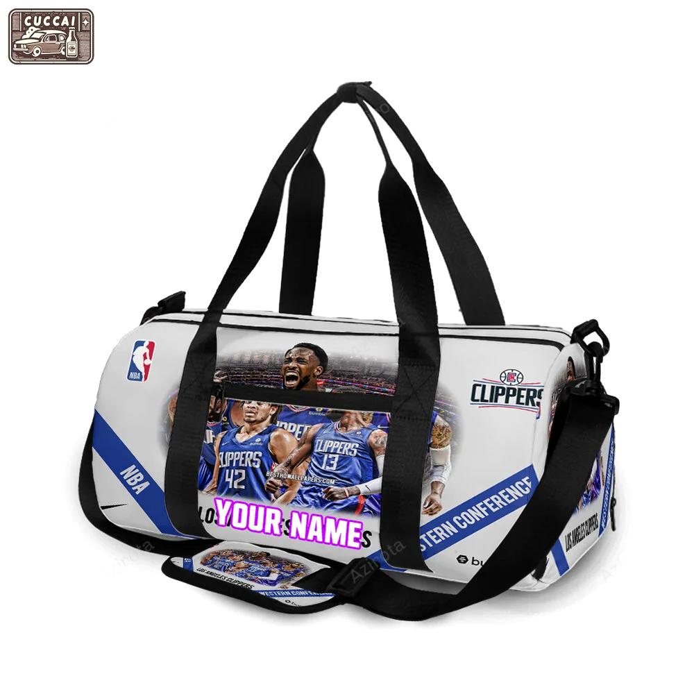 Los angeles clippers team1 personalized name travel bag gym bag 1516 Travel Bag