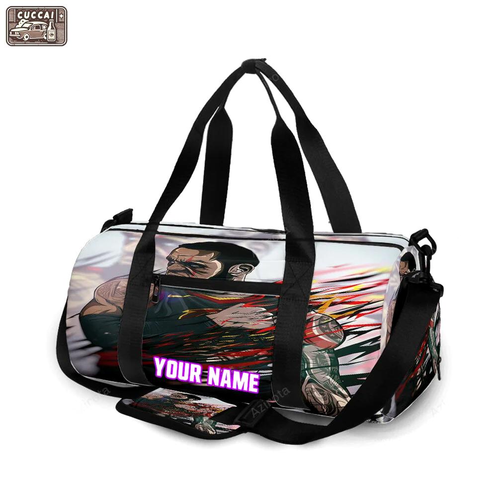 Los angeles lakers 23 lebron james v45 personalized name travel bag gym bag 2083 Travel Bag