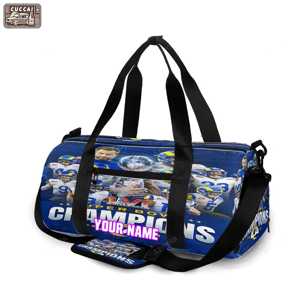 Los angeles rams all players6 personalized name travel bag gym bag 1781 Travel Bag
