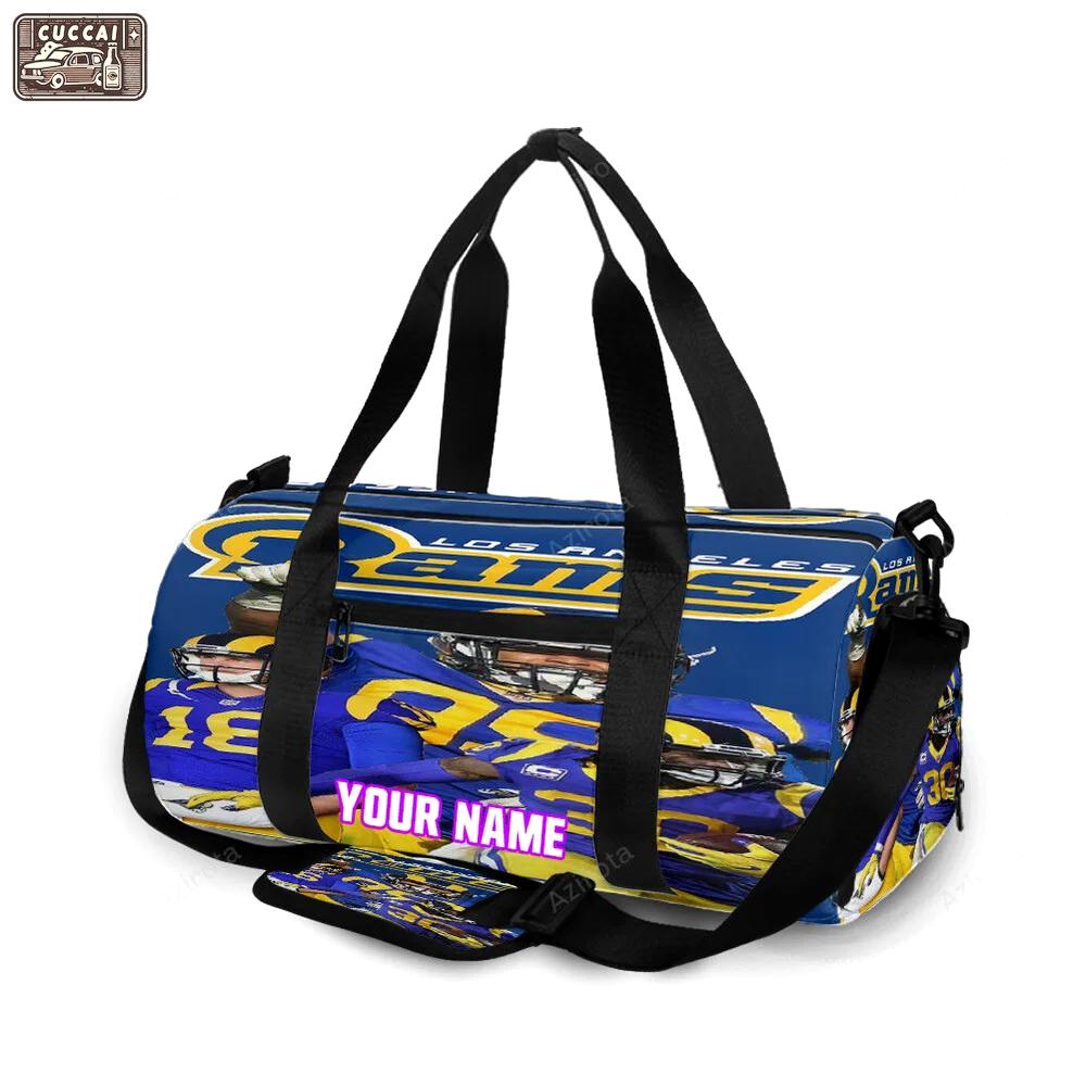Los angeles rams all players8 personalized name travel bag gym bag 1905 Travel Bag