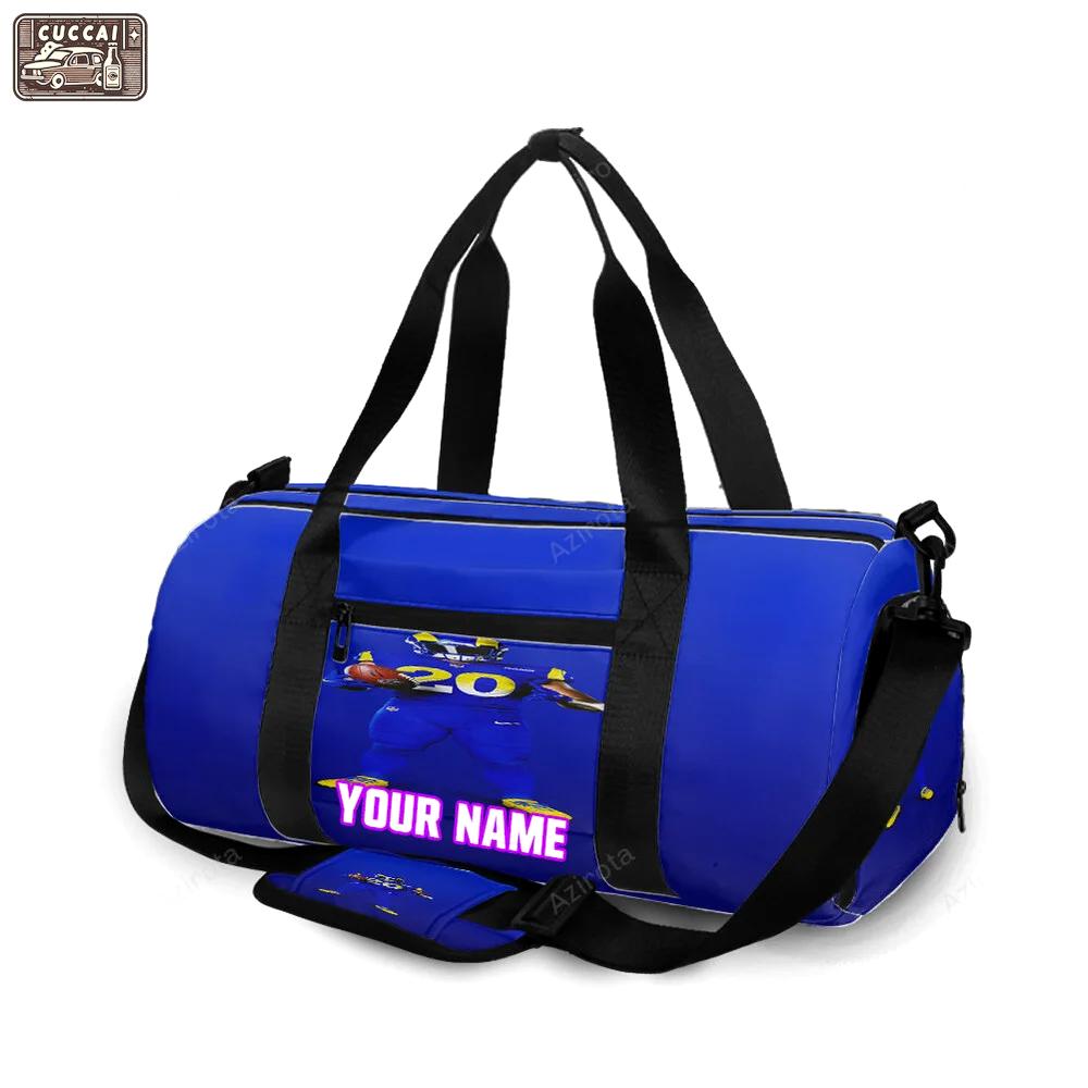 Los angeles rams jalen ramsey4 personalized name travel bag gym bag 1590 Travel Bag