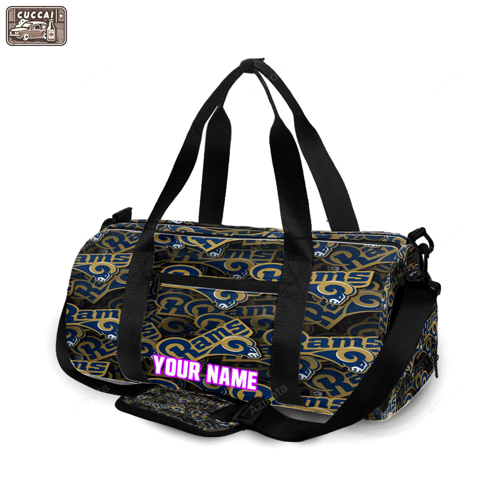 Los angeles rams1 personalized name travel bag gym bag 1484 Travel Bag