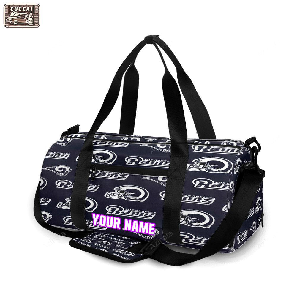 Los angeles rams6 personalized name travel bag gym bag 304 Travel Bag