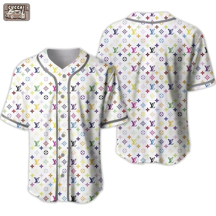 Louis vuitton baseball jersey shirt lv luxury clothing clothes sport for men women hot 2023 Baseball Jersey Shirt