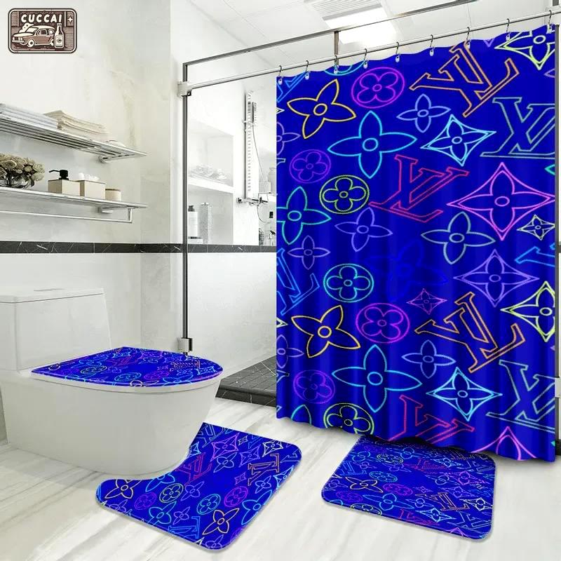 Louis vuitton bath mat hypebeast bathroom sets luxury fashion brand home decor Bathroom Set