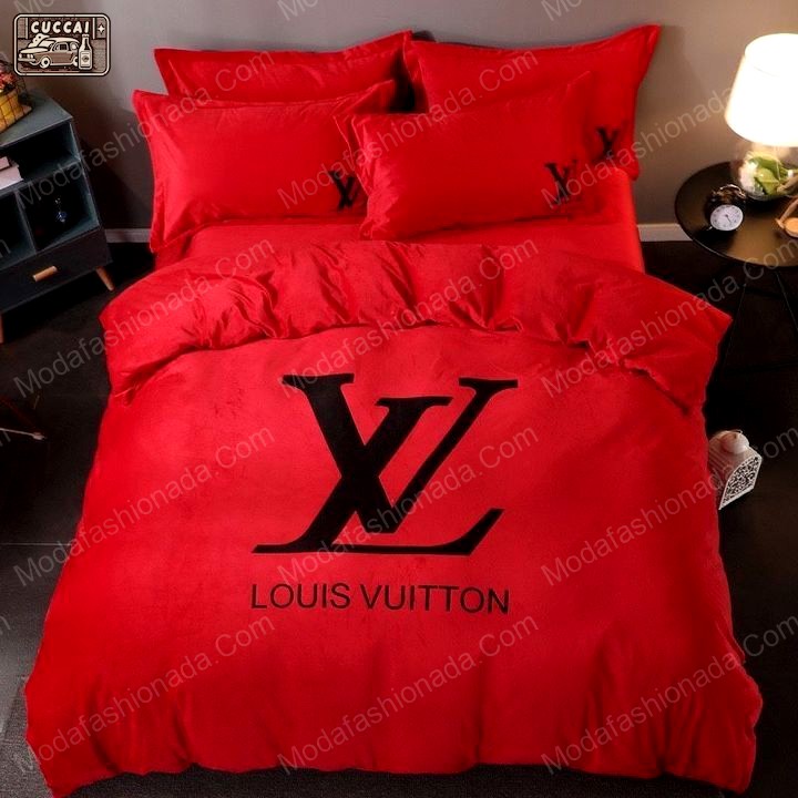 Louis vuitton logo type 1655 Bedding Sets covers bedspread sheets premium fashion brand home decor bed linen hyperbeast Bedroom blankets luxury ideas bedclothes duvet