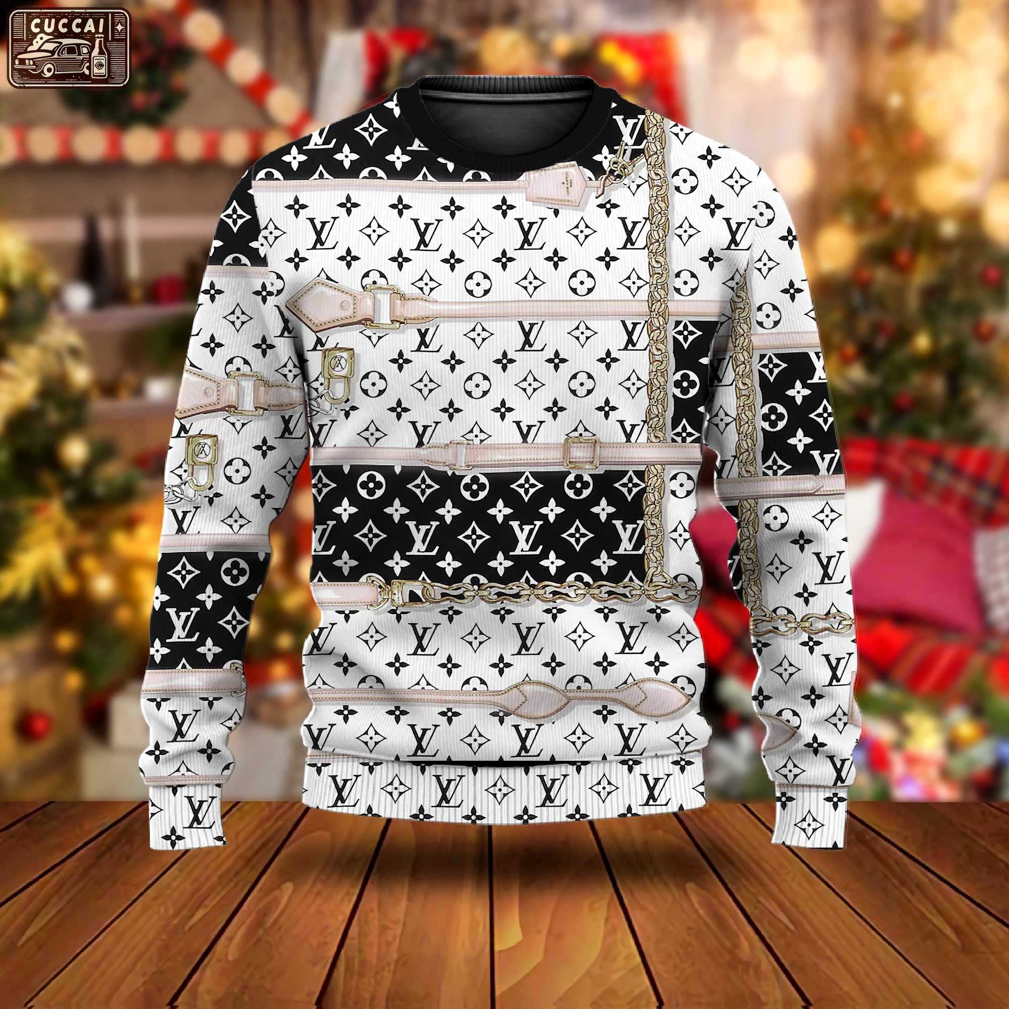 Louis vuitton luxury ugly christmas sweater ucs1052 Christmas Ugly Sweater