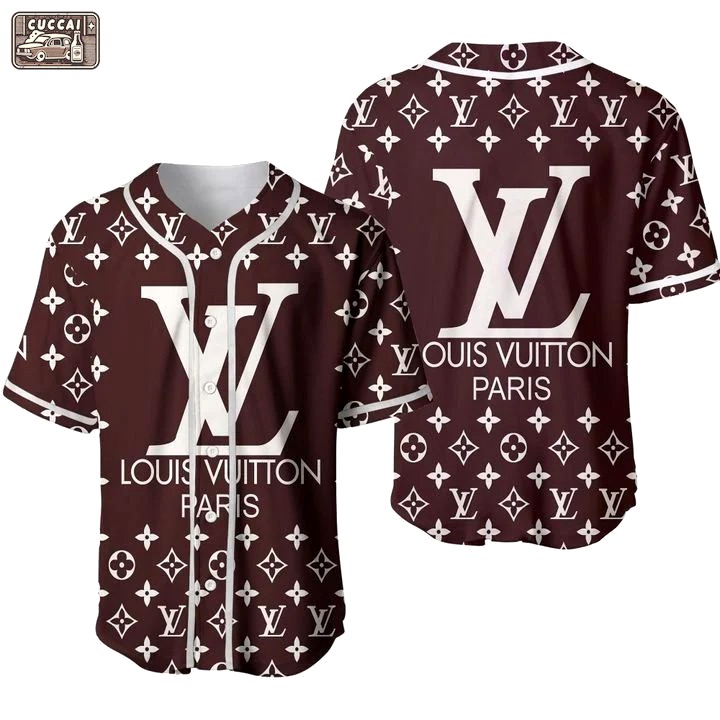 Louis vuitton paris baseball jersey shirt lv luxury clothing clothes sport for men women hot 2023 Baseball Jersey Shirt