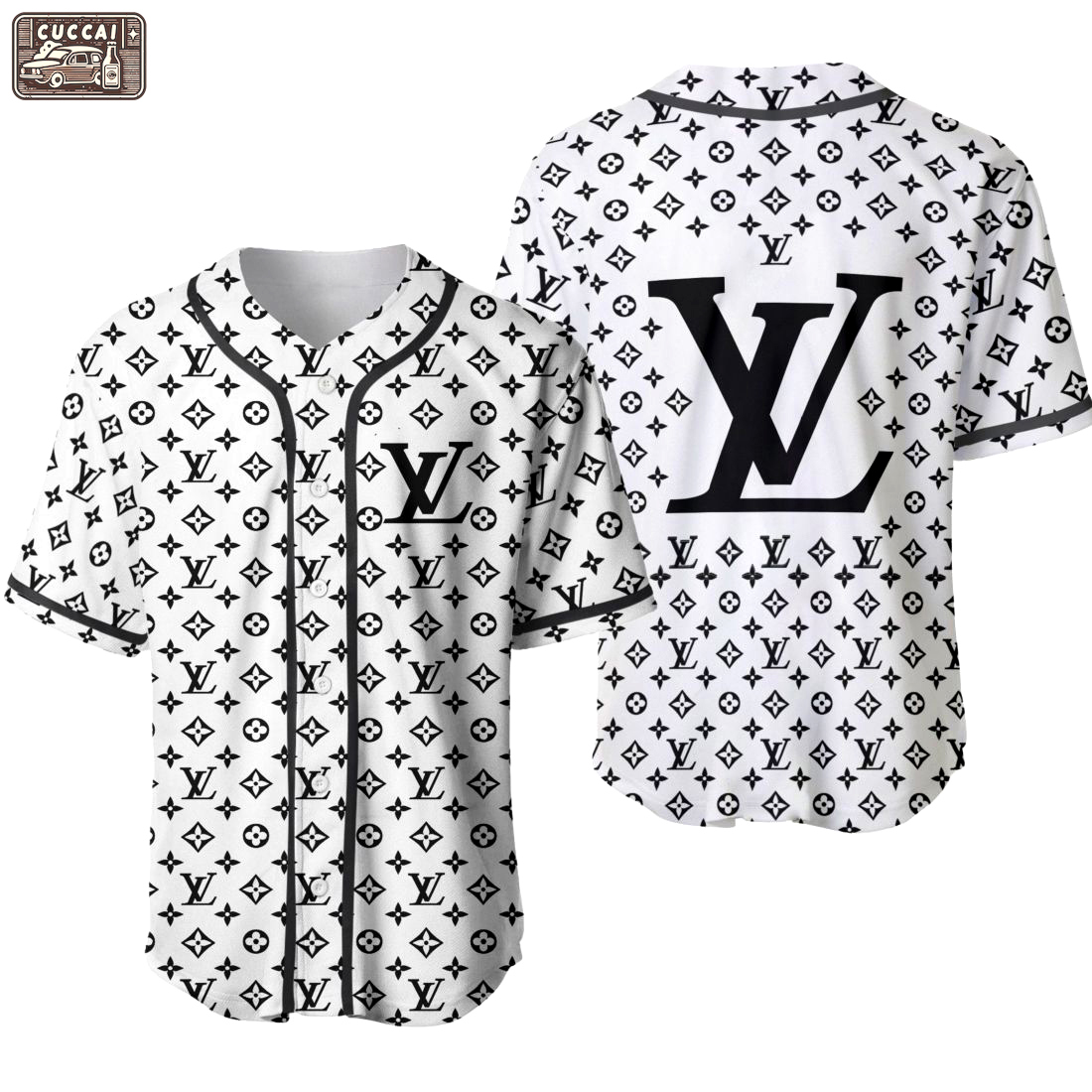 Louis vuitton white baseball jersey shirt lv luxury clothing clothes sport for men women hot 2023 Baseball Jersey Shirt