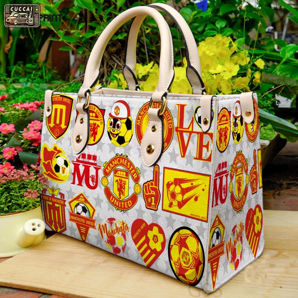 Manchester united hand leather bag for women gift 2118 Women Leather Hand Bag