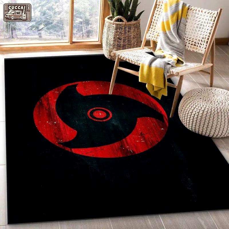 Mangekyou sharingan 1 area rug living room and bed room rug rug regtangle carpet floor decor home decor Rectangle Rug