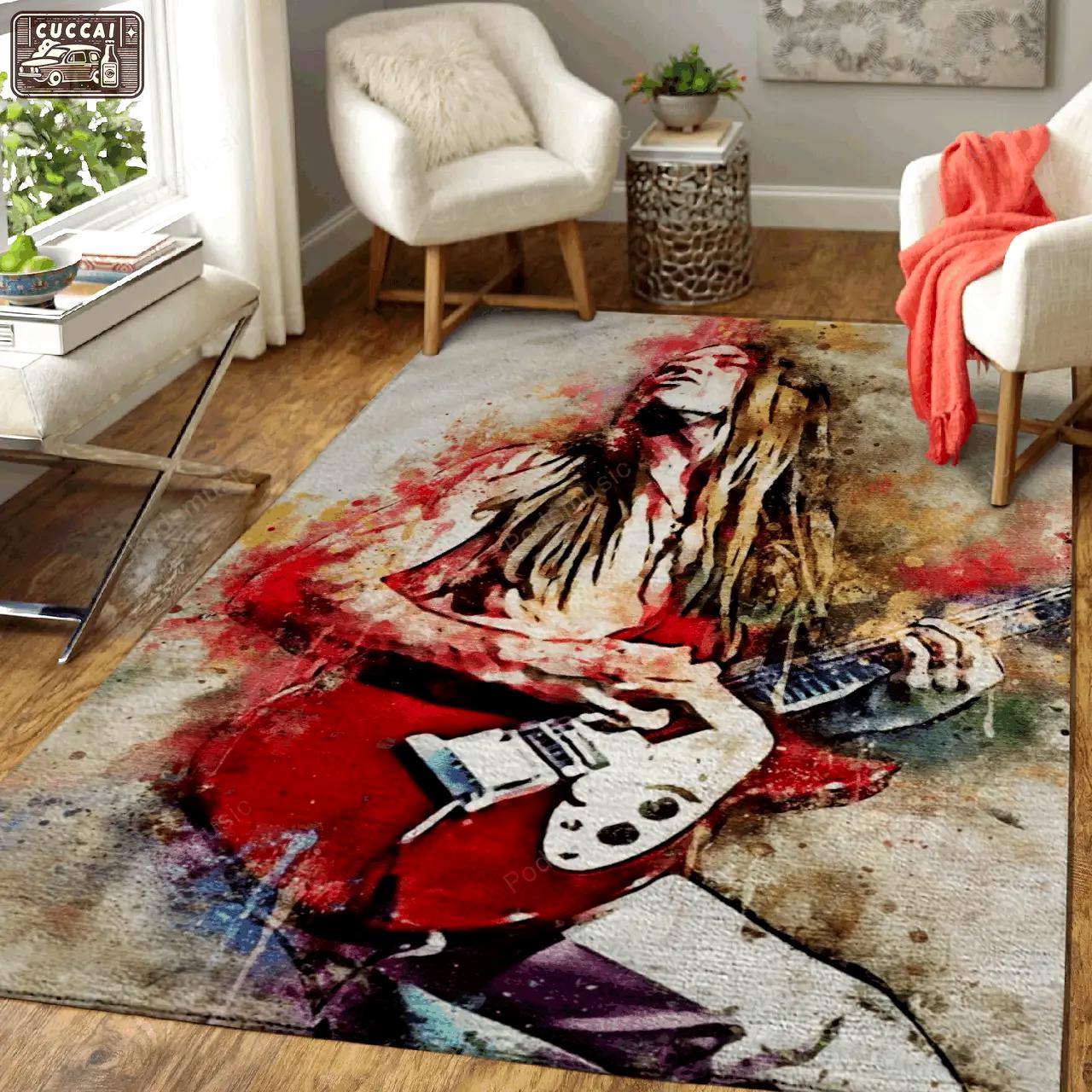 Mark farner music world art for fans area rug living room carpet rug regtangle carpet floor decor home decor Rectangle Rug