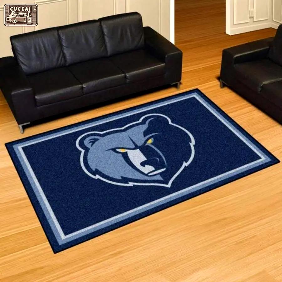 Memphis grizzlies nba basketball team logo carpet rug living room 1912273 Rectangle Rug