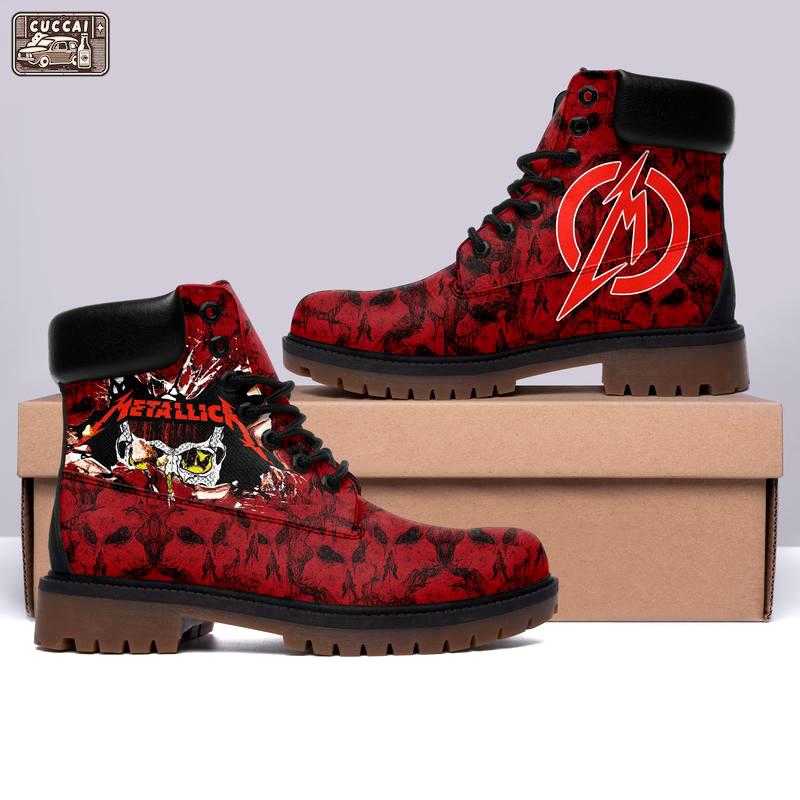 Metalica band form timboots hot 2023 best gift for fans 1 Timboots Shoes