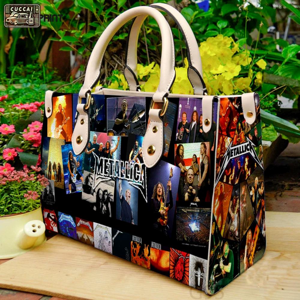 Metallica 3 leather handbag gift for women 4728 Women Leather Hand Bag
