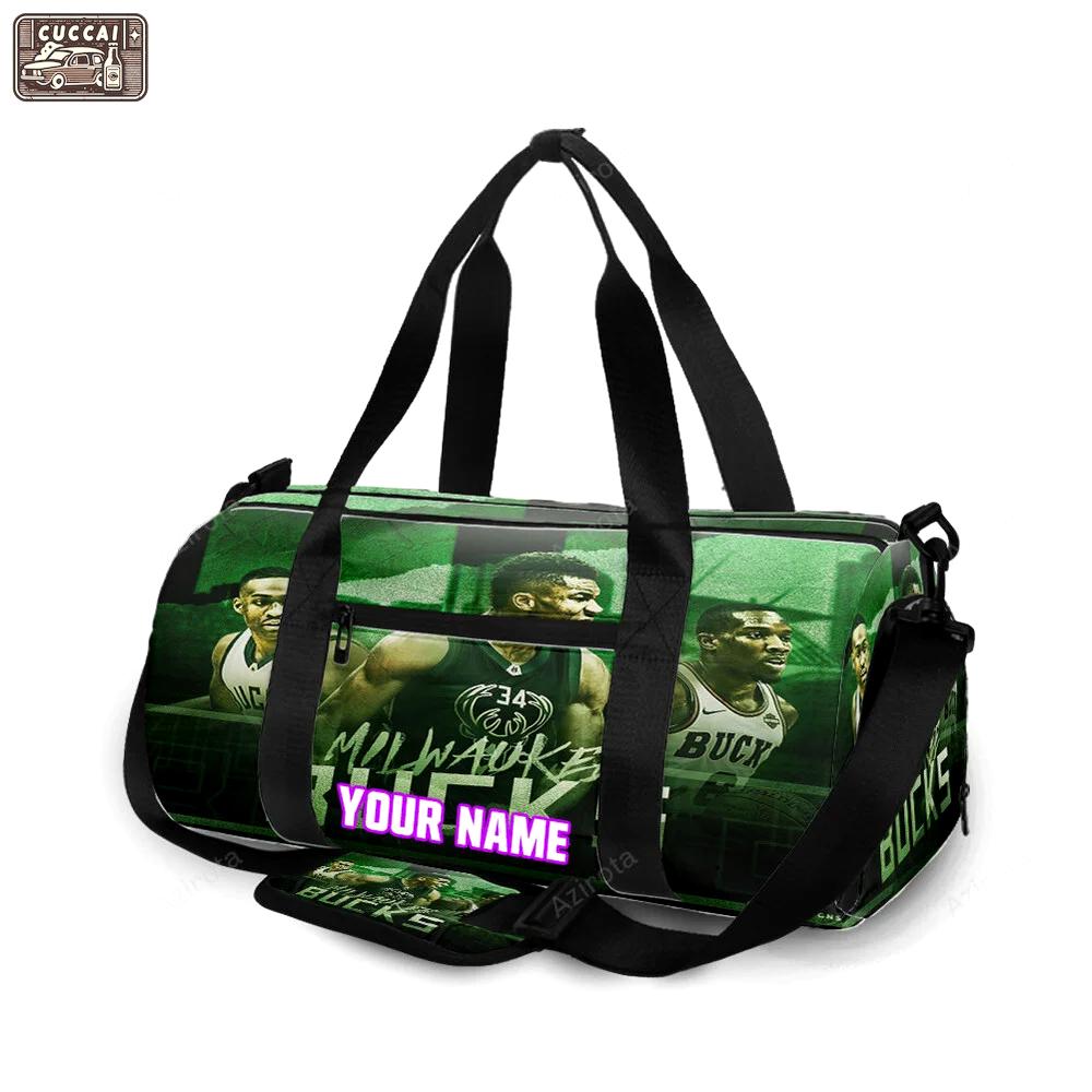 Milwaukee bucks players v13 personalized name travel bag gym bag 1847 Travel Bag