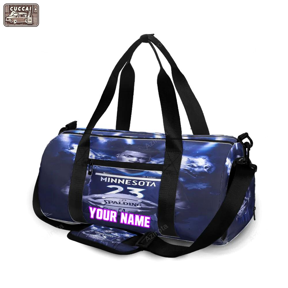 Minnesota timberwolves 23 jimmy butler v27 personalized name travel bag gym bag 134 Travel Bag