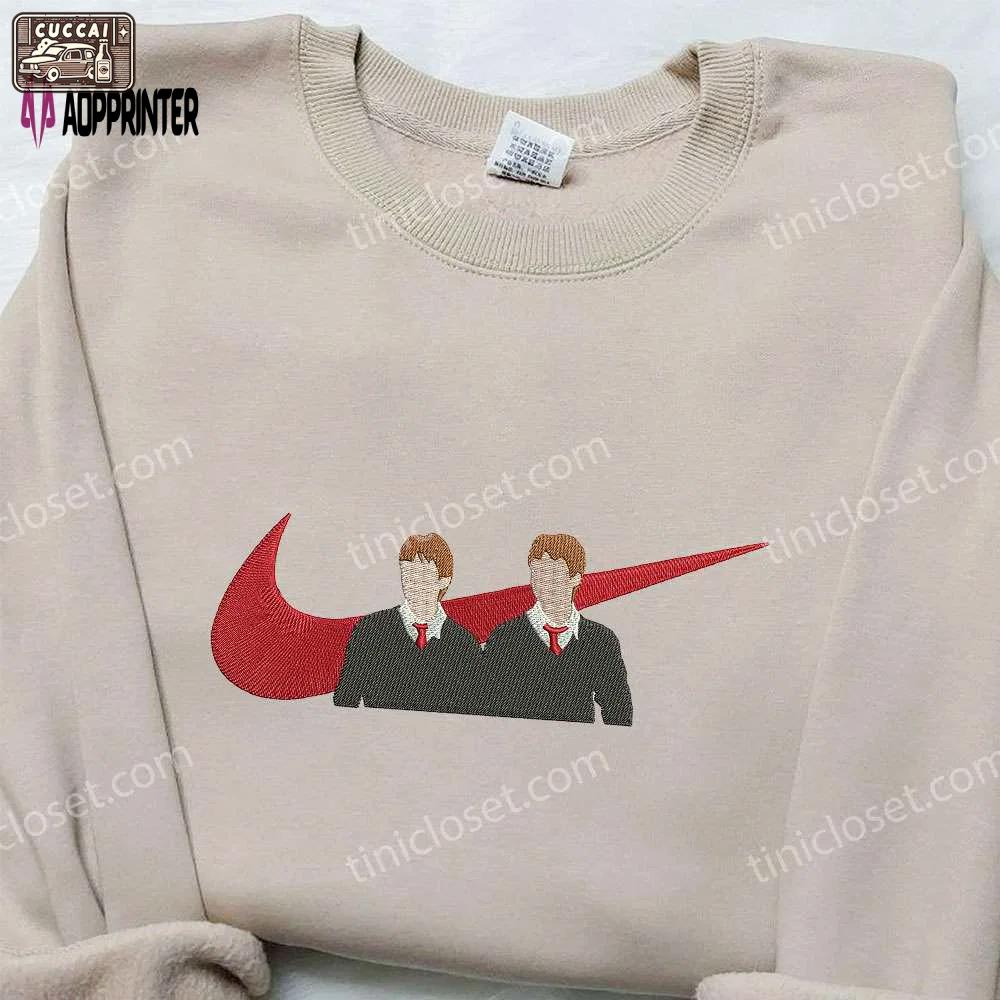 Minnesota twins x nike embroidered hoodie & mlb sport shirt nike inspired embroidered apparel Embroidered Shirt