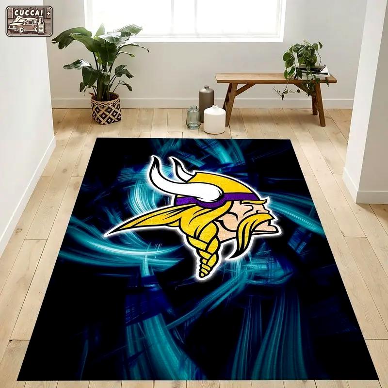Minnesota vikings football nfl 25 living room bed room rug regtangle carpet Rectangle Rug