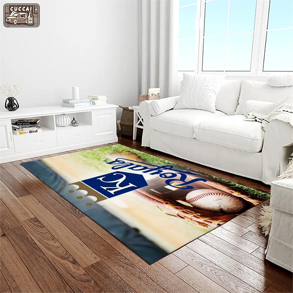 Mlb kansas city royals baseball team logo rectangle area rug kcr60 Rectangle Rug