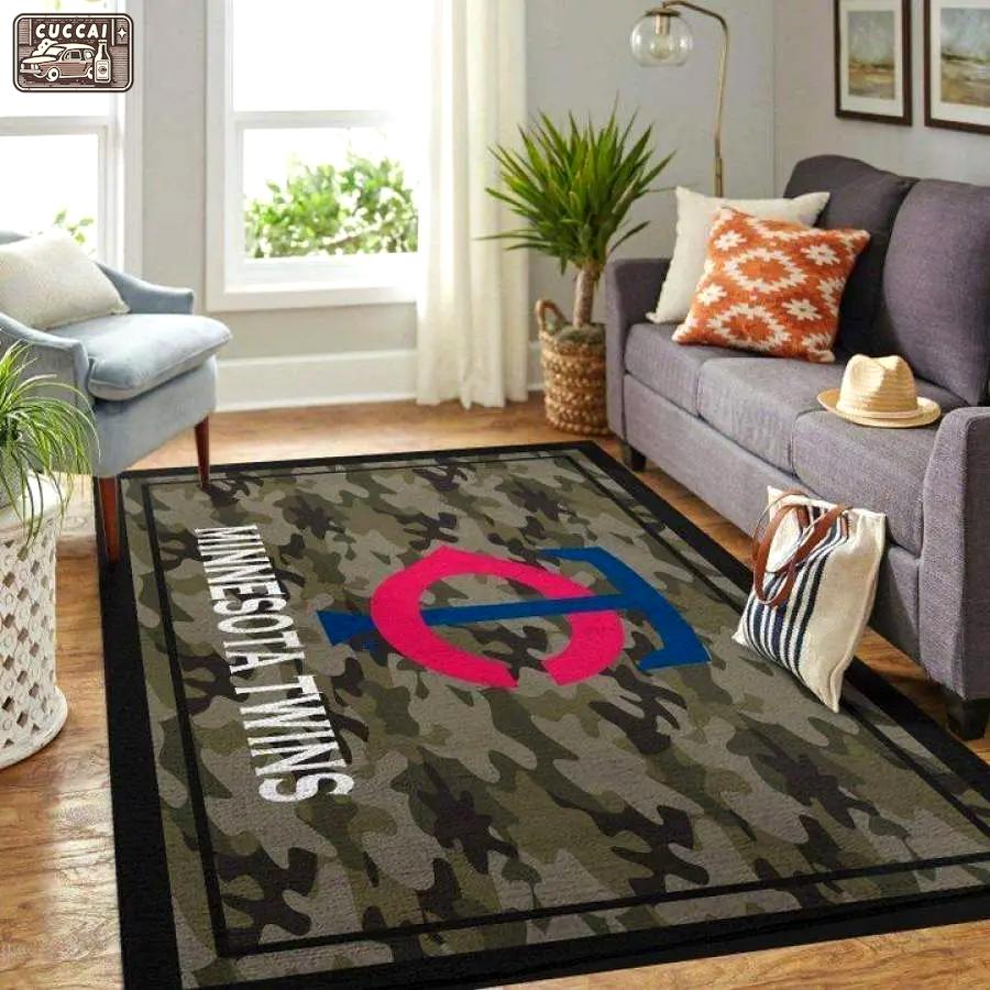 Mlb minnesota twins rug living room rug home decor room carpet rug Rectangle Rug