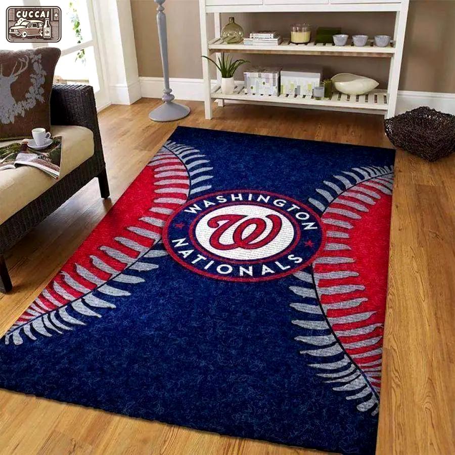 Mlb washington nationals area rug living room rug home decor 200305125 Rectangle Rug