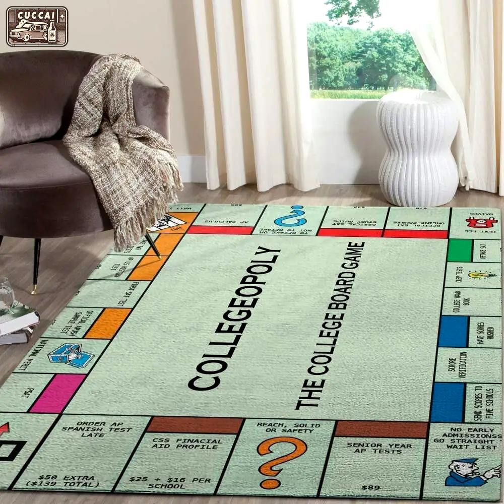 Monopoly area rug gaming carpet gamer living room rugs rug regtangle carpet floor decor home decor v11236 Rectangle Rug