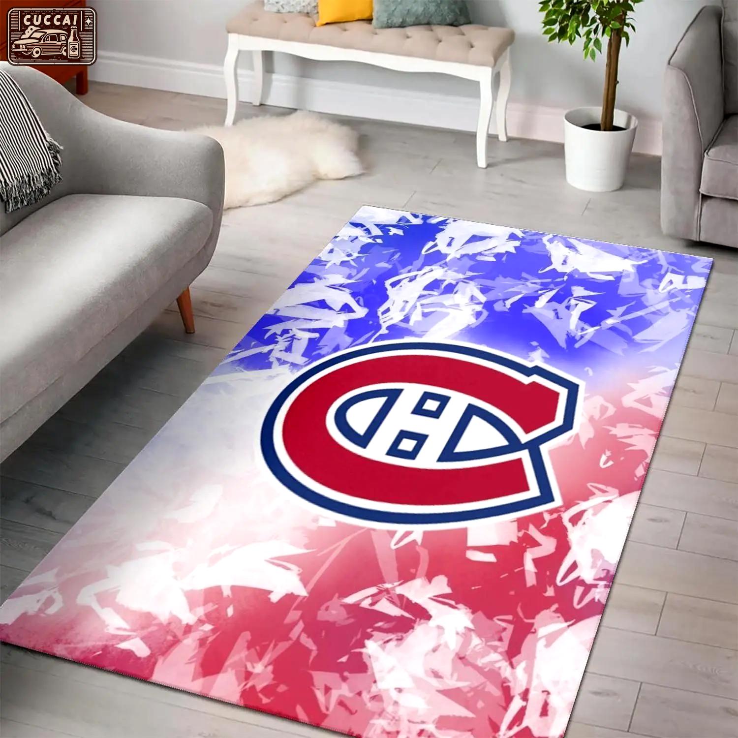 Montreal canadiens area rugs nhl hockey living room carpet team logo 2002208 Rectangle Rug