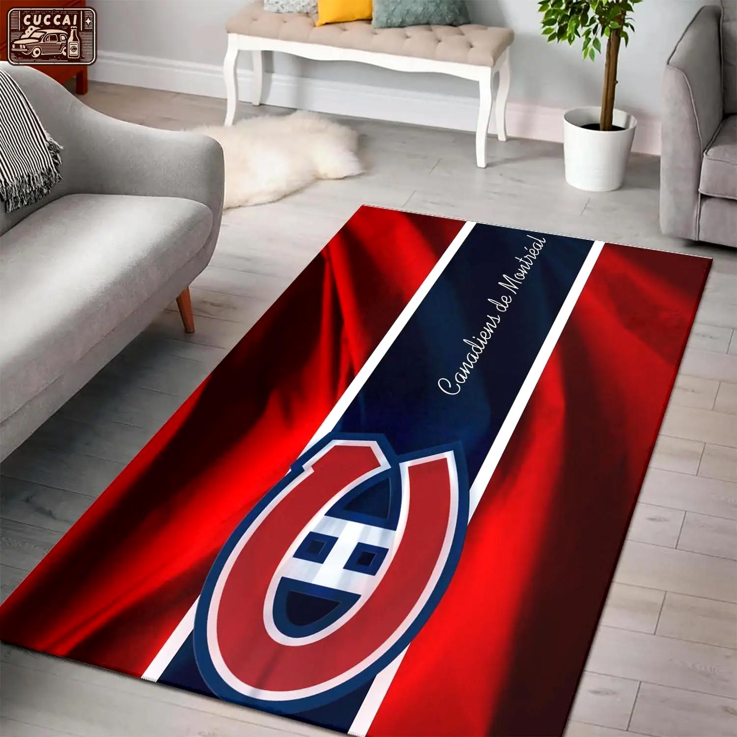Montreal canadiens nhl ice hockey living room rug regtangle carpet v4232 Rectangle Rug