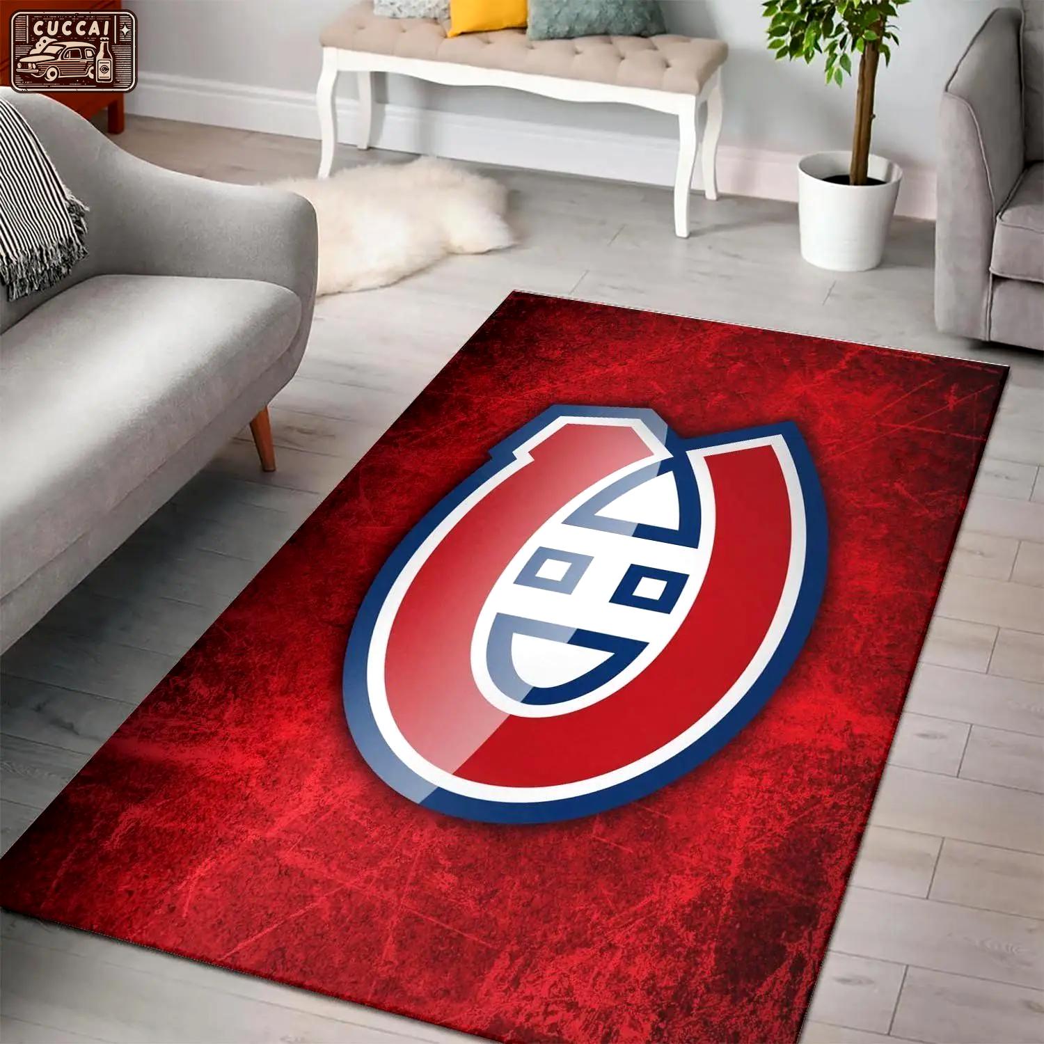 Montreal canadiens nhl ice hockey living room rug regtangle carpet v4248 Rectangle Rug