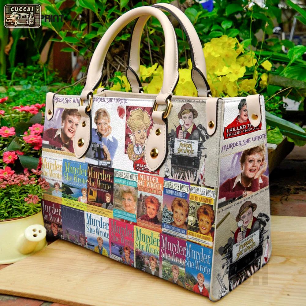 Murder, she wrote leather bag for women gift 885 Women Leather Hand Bag