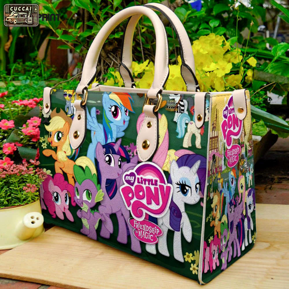 My little pony leather handbag gift for women 2324 Women Leather Hand Bag