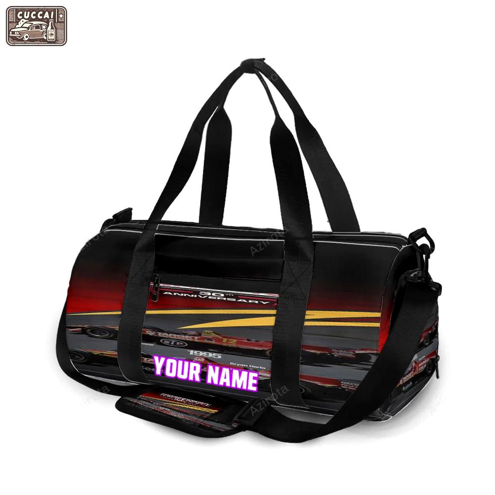 Nascar chip ganassi racing 30th anniversary personalized name travel bag gym bag 11 Travel Bag