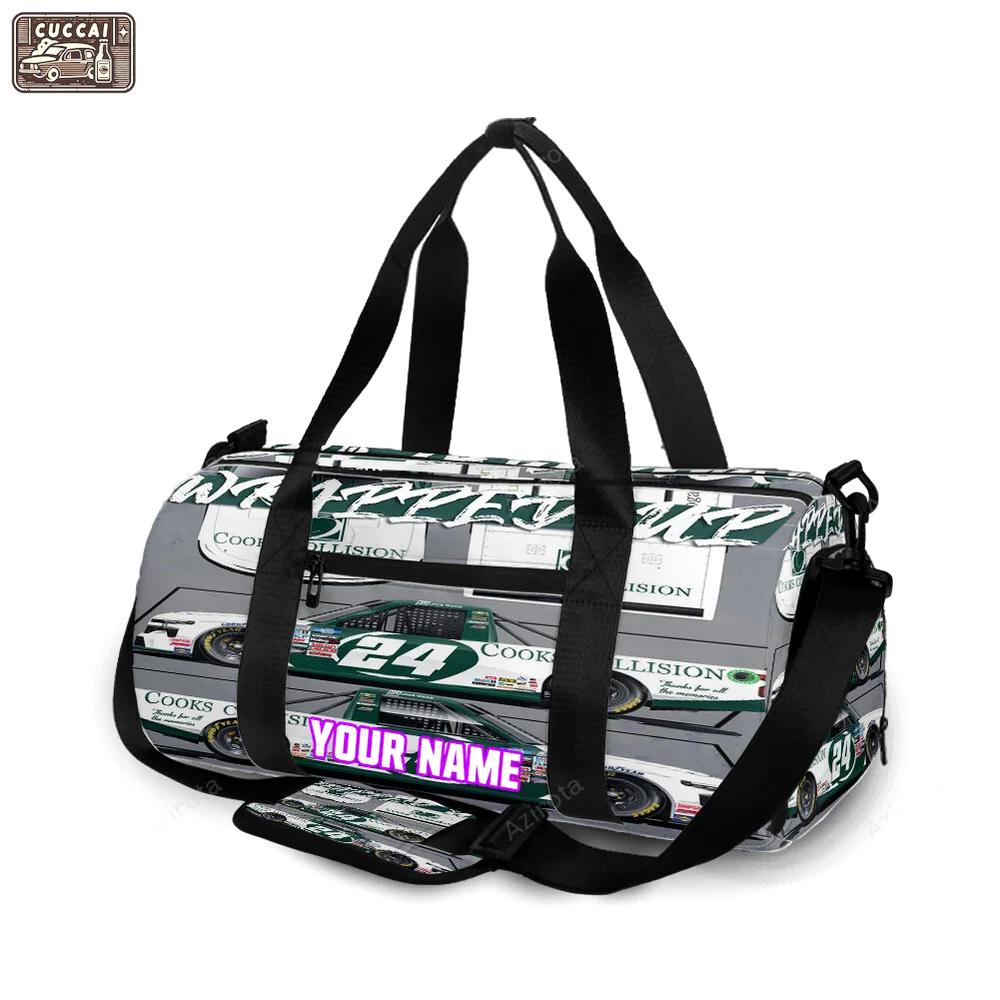 Nascar gms racing cars12 personalized name travel bag gym bag 286 Travel Bag