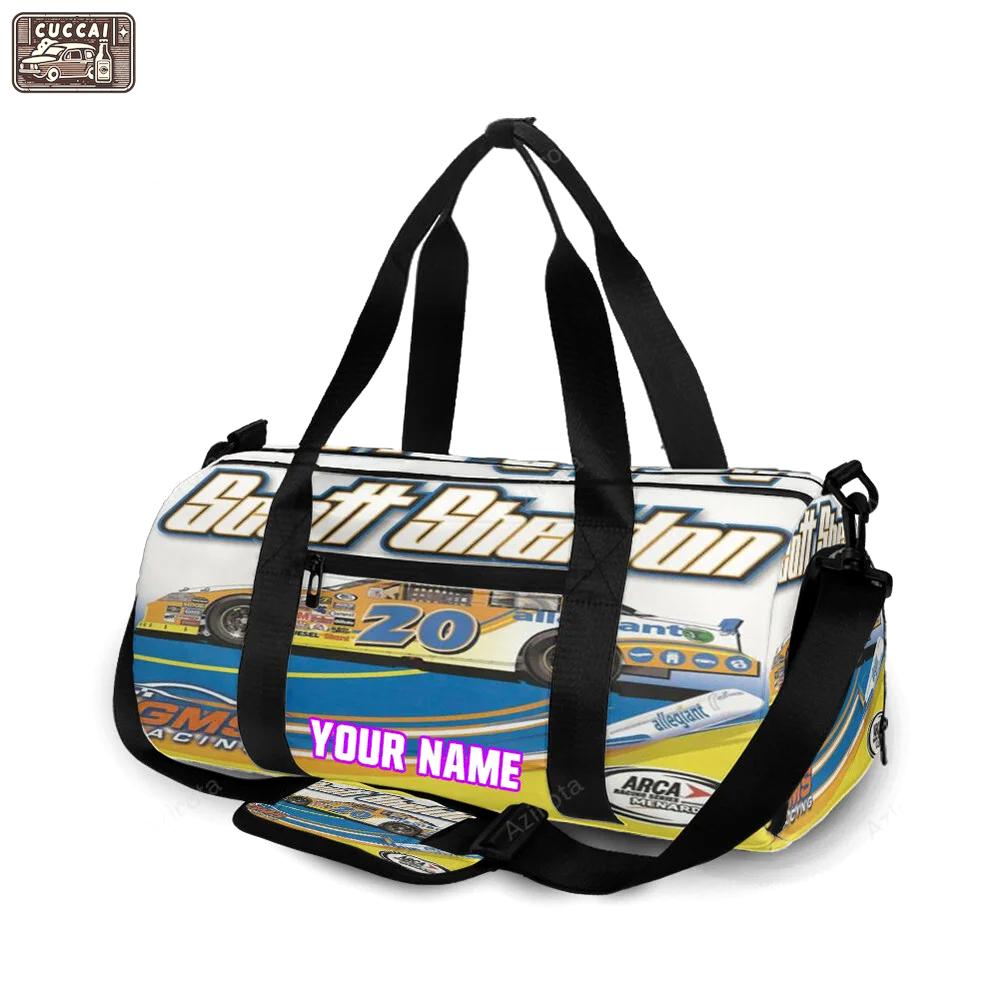 Nascar gms racing cars7 personalized name travel bag gym bag 929 Travel Bag