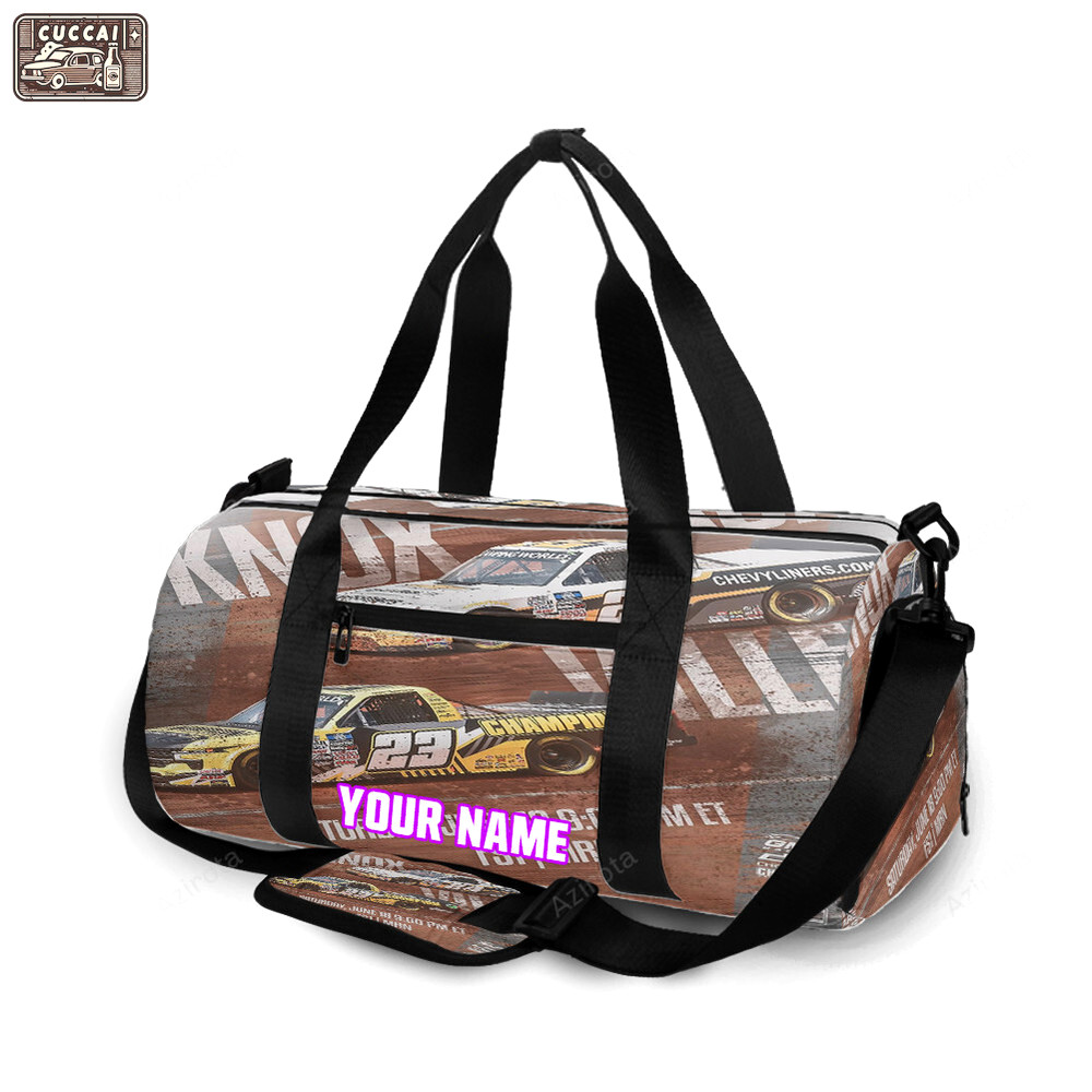 Nascar gms racing cars9 personalized name travel bag gym bag 620 Travel Bag