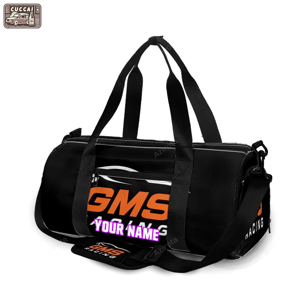 Nascar gms racing logo1 personalized name travel bag gym bag 235 Travel Bag