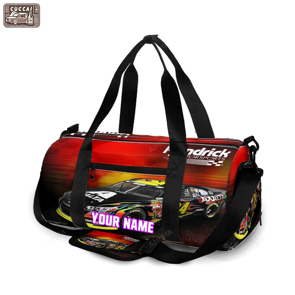 Nascar hendrick motorsports car11 personalized name travel bag gym bag 919 Travel Bag